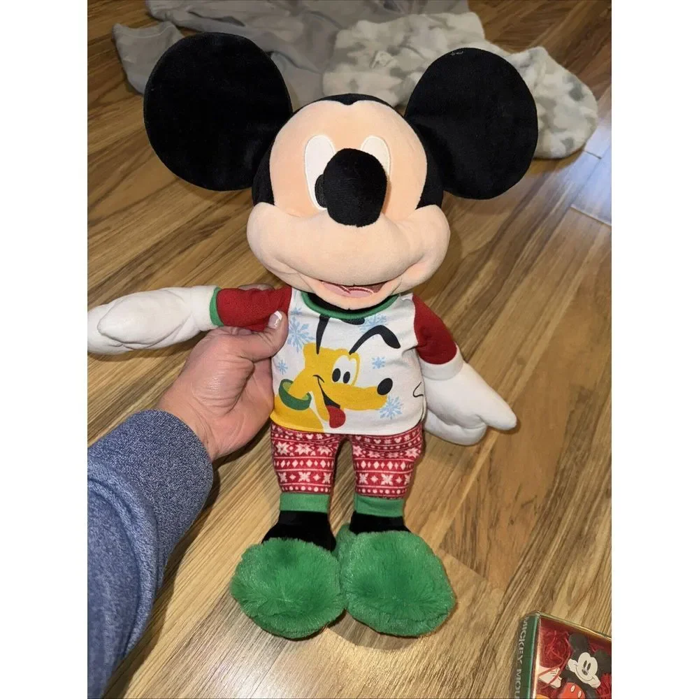 Disney 100 Mickey‎ Minnie Mouse Elsa Stitch Super Blanket Garland Stuffed Plush